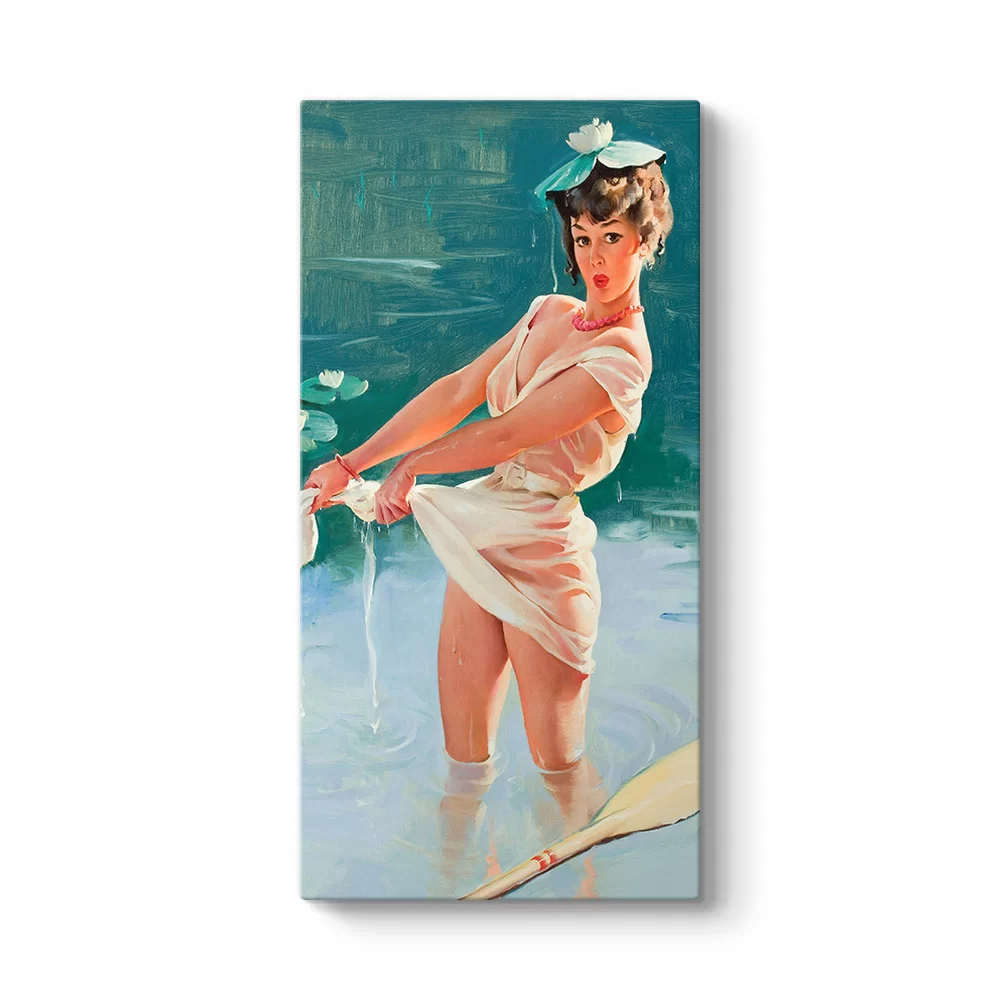 Pin Up Lotus Tablosu - Model 7